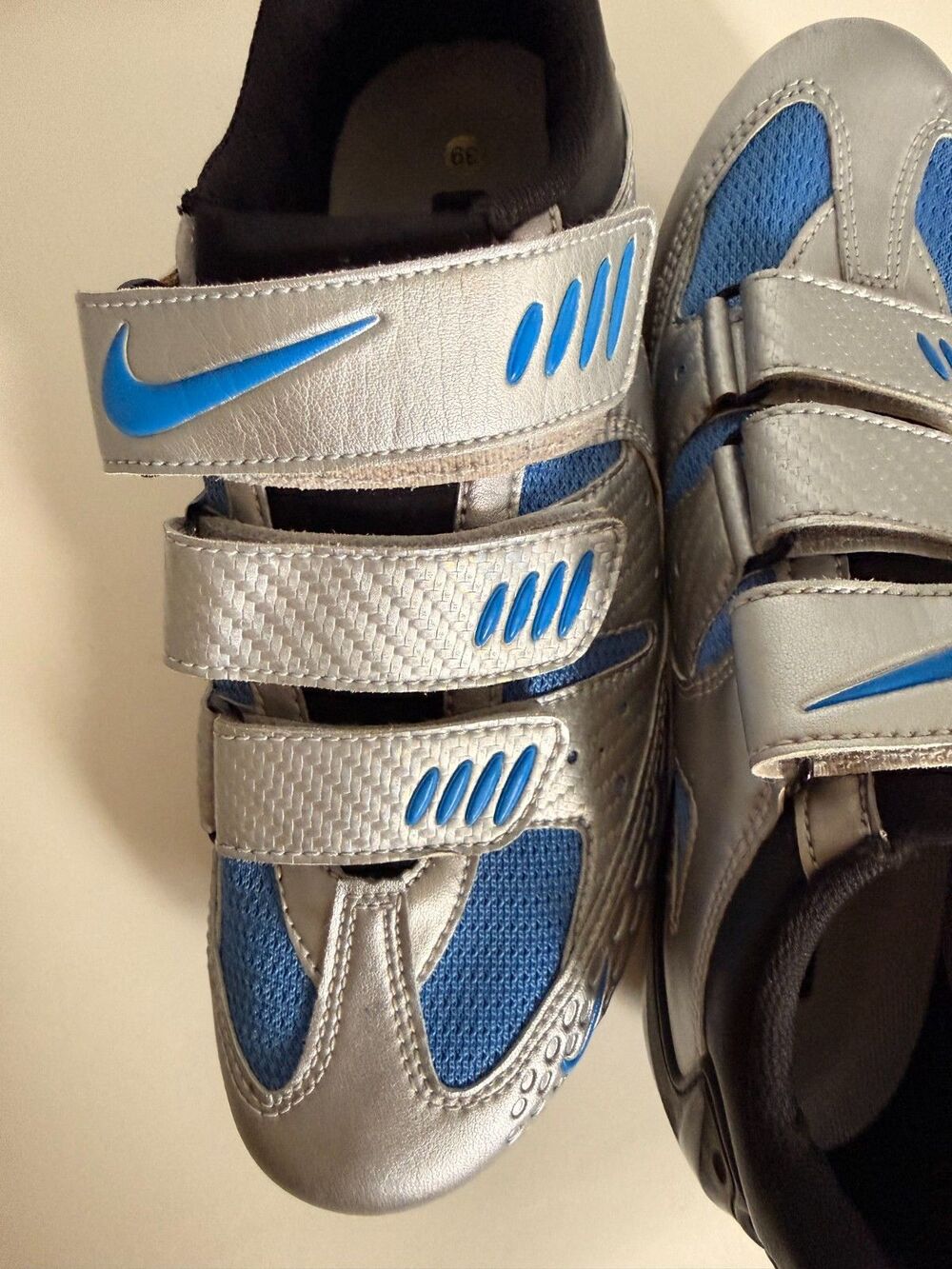 Nike Altea II Women's Cycling Shoes Size US 8  EUR 39 Chrome & Lake Blue - Picture 4 of 11
